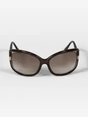 Brown Gradient Shield Sunglasses