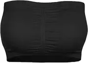[STKARCV] Women Plus Size Strapless Bra Color Bandeau Removable Cute Tube Tops