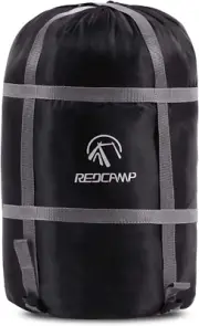 REDCAMP Sleeping Bag Stuff Sack, Black M, L, XL and XXL Compression Sack, Gre...