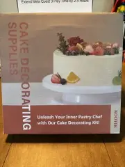 Kootek Cake Decorating Kit Baking Supplies Cake Turntable with 2 Frosting Str...