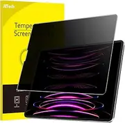 JETech Privacy Screen Protector for iPad Pro 12.9-Inch (6th/5th/4th/3rd Generation, 2022/2021/2020/2018), Anti-Spy Tempered Glass Film, 1 Pack