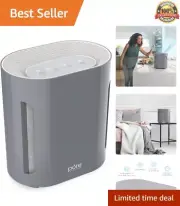 PureZone Air Purifier for Bedroom & Living Room, 3-Stage Filtration & UV-C Li...