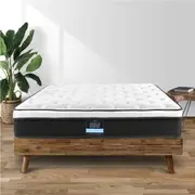 21cm Mattress Giselle Queen Double King and King Single Euro Top Bed Bonnell Spring Foam King Single