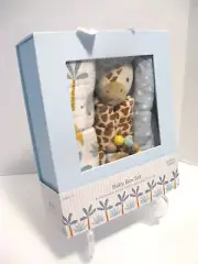 Stephen Joseph Baby Boxed Set Muslin Swaddle/Teether/Lovie/Burp Cloth/Bib NIB