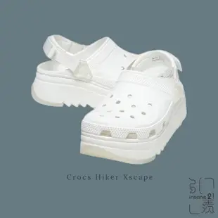 CROCS HIKER XSCAPE 獵戶 洞洞鞋 卡駱馳 厚底 增高 防水 涼鞋【Insane-21】