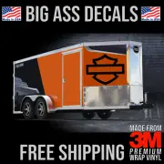 Big Ass Harley Davidson Logo Premium Vinyl Decal Sticker Made in USA