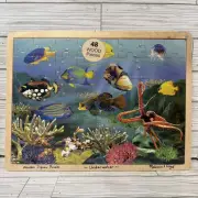 Melissa & Doug UNDERWATER #301 Wooden Jigsaw Puzzle Ages 4 & Up NEW SEALED