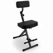 Portable Musician Stool Adjustable Guitar Keyboard Piano Street Performer Chair