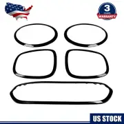 For 14-21 Mini Cooper F55/F56/F57 Gloss Black Grill + Headlight+ Taillight Trim (for: Mini)