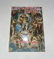 Book: Michelangelo La Cappella Sistina 2 Part Folding Art Postcards New