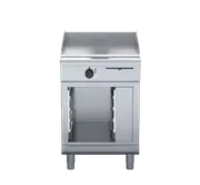Waldorf 800 Series GPL8600E-CB - 600mm Electric Griddle Low Back Version - Cabinet Base