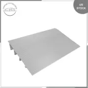 Door Threshold Ramp 800Lb 4" Adjustable Rise Aluminum Ramp Wheelchairs Tool Us
