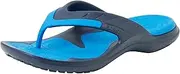 [Crocs] Unisex-Adult Modi Sport Flip Flop, Navy, 8 Women/6 Men