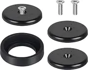 Pre-Rinse Spray Valve Repair Kit 1.42 GPM for All Commercial Sink Kitchen Faucet Dish Sprayer, Bumper and 3 Pcs Spray Face & Screw Replacement Part, Black