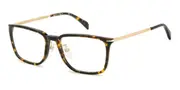 David Beckham DB 1110/G Asian Fit 2IK Men's Glasses Tortoiseshell Size 55 - Private Health Rebate - Blue Light Block Available