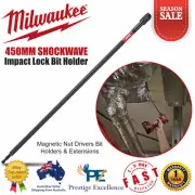 Milwaukee 450 mm Shockwave Impact Lock Bit Holder Magnetic Nut Drivers Extension