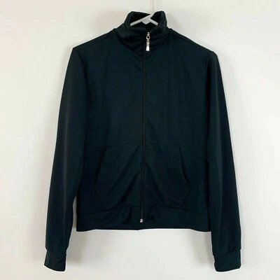 Lino Fitness Mesh Jacket XS-S Long Sleeves Full Zip Up Black Made in Brazil