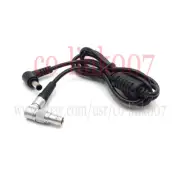 Rotatable 0B 2 pin to DC2.5 12V DSLR Rig Power Cable for Canon ARRI Red Monitor