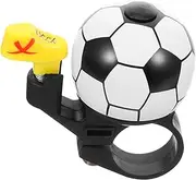 SUPVOX Bicycle Bell Portable Bell Handle Bar for Bike Bicycle Horn Cycling Ring Tricycle Bike Horn Ball Football Soccer Cycling Accessory Plastic