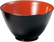 [A] 5.3-inch Rack Ball, Shintamanai Vermilion | Soup Bowl [6.2 x 3.7 inches (15.8 x 9.5 cm) (1000cc)]