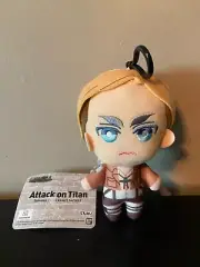 NWT AOT Attack on Titan Erwin Smith Tomonui Assort Series 2 Plush Toy Keychain