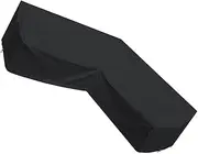 Toddmomy L Shaped Couch Cover Outdoor Weatherproof Sectional Sofa Cover 210d Oxford Fabric Patio Furniture Protector