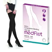 在飛比找蝦皮商城優惠-Medfirst 醫療彈性襪 大腿襪 140D 黑色 (S號