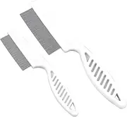Magic Pet Comb Flea Comb for Dogs and Cats Multifunctional Pet Hair Comb Flea and Tear Stain Removal Magic Flea Brush and Tear Stain Comb Pet Supplies Remove Knots Crust Mucus