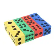 Foam Dice Assorted Colors 12pcs/Pack Learning Resources for Math Teaching