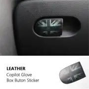 PU Trim Sticker Co-pilot glove Box Button Panel for Mini Cooper F55 Hardtop 17. (for: Mini)