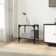 TV Cabinet Grey Sonoma, Modern Entertainment Center Stand for Living Room, Holds Consoles, Tables and TVs, Durable Engineered Wood, 40x33x41 cm