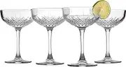 Pasabahce Set 4 Coppe Timeless Champagne 27 Arredo Tavola White