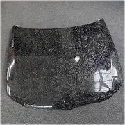 Hood Scoops for Cars， Compatible for M3 Style Car Carbon Fiber Front Engine Hood Bonnet Compatible for BMW E90 E92 E93 335i LCI 2005-2008 2009-2013(Forging Carbon Fiber)