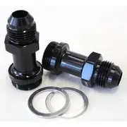 Aeroflow Carburettor Adapter - Male 7/8" x 20 to -8AN, AF700-08BLK