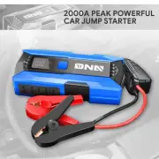 Multi-Function 15000mAh Power Bank Vehicle Battery Booster Jump Starter Blue