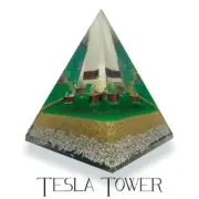 Mega Tesla Tower Energy Generator Orgone Pyramid Emf Protection Orgonite 3.2kg