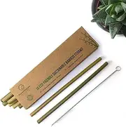 Bamboo Straws 10 Pack