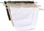 [Generic] 3Pcs Lady Lace Clip-on Mock Camisole Bra Insert Overlay Modesty Panel Vest