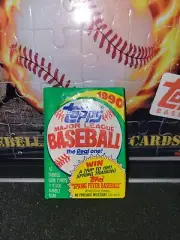 1990 Topps Baseball Pack Sealed Pack This Is For 1 Pack