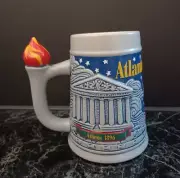 (VTG) Budweiser 1996 USA Atlanta Olympic Games Beer Stein Mug Torch Handle
