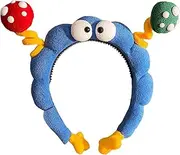 [Gihioue] Cute Headbands for Women | Cute Head Bands - Big-Eyed Elastic Hairband Wraps Accessories for Running Sports Workout Gym Makeup Summer