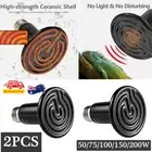 2x Infrared Ceramic Heat Lamp Emitter Bulb Reptile Pet Chicken Brooder Light AU