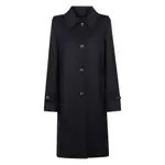 [Prada] Prada Button-front Wool Coat 42 IT BLUE