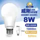 【ADATA威剛】8W 新三代 LED 燈泡 亮度再進化 E27 大廣角 CNS認證燈泡 (7.6折)
