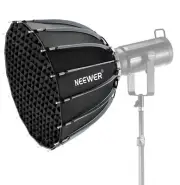 NEEWER 22"/55cm Parabolic Softbox Bowens Mount, Quick Release with Diffusers