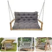 Porch Swing Cushions, Patio Cushions 2-3 Seater Waterproof Swing Chair Cushions for Outdoor Furniture, Thicken 4in Outdoor Swing Cushions, for Outdoor Patio Ga