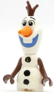 LEGO Disney Minifigure Olaf - Blue Mouth (Genuine)