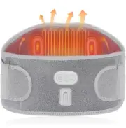 CUEHEAT Heated Waist Belt Cordless Heating Pad for Lower Back Pain Relief 29-57”