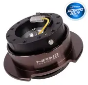 NRG BALL LOCK QUICK RELEASE GEN 2.5 BLACK BODY WITH BLACK CHROME RING SRK-250BKC