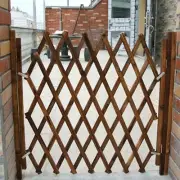 Portable Expandable Accordion Dog Gate Screen Door Fence for Lawn Outdoor For